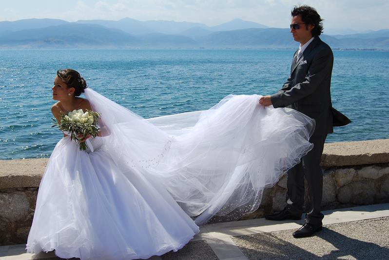 romantic wedding in nafplio ''Tolon Wedding